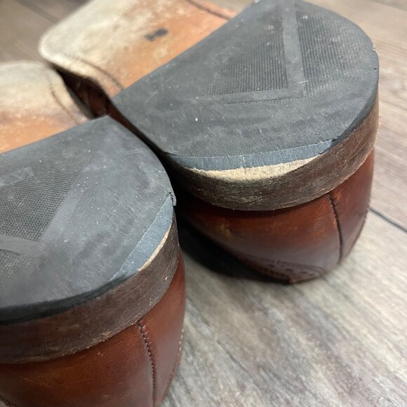 Allen Edmonds McAllister Wingtip Oxford Dress Shoe Men's 12D Dark Chili Leather - Picture 5 of 13